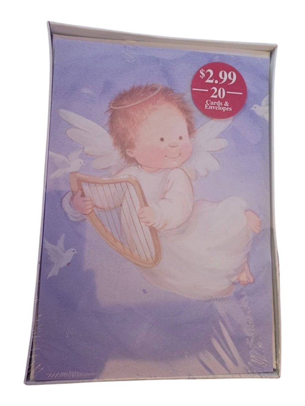 Vintage American Greetings Make A Joyful Noise Angel Christmas Cards 20 Count